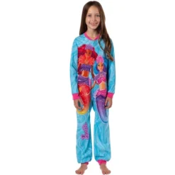 Barbie Girls' Mermaid Brooklyn And Malibu Footless Sleeper Pajama For Kids Blue -ActiveMode Sales Store GUEST 66db4b04 3352 4763 9a98 94b5778a7c6a