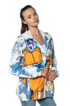 Members Only - Women's Garfield Windbreaker Oversized Jacket - Blue -ActiveMode Sales Store GUEST 67100671 2121 47a8 a6ef 99850ac840f1