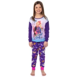 JoJo Siwa Girls' Good Vibes Only Shirt And Pants 2 Piece Pajama Set