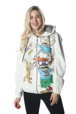 Members Only - Women's Chucky Placement Windbreaker Oversized Jacket -ActiveMode Sales Store GUEST 680671c0 8bb5 433a 87ce 9328f034229e