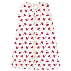 Touched By Nature Baby Girl Organic Cotton Sleeveless Wearable Sleeping Bag, Sack, Blanket, Petals
