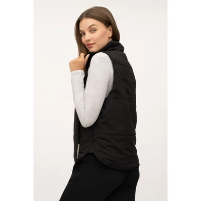 90 Degree By Reflex Womens Recycled Below Zero Puffer Vest 1 90 Degree By Reflex Womens Recycled Below Zero Puffer Vest