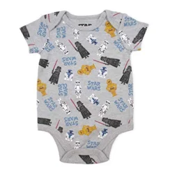 Star Wars Baby Boy's 3 Piece Graphic Printed Bodysuit Creeper With Snap Crotch Button And Shoulder Flaps Bundle Set For Infant -ActiveMode Sales Store GUEST 6b660887 a823 4072 b84c 64d8846ca5a0
