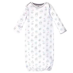 Touched By Nature Organic Cotton Gowns, Cactus, Preemie-Newborn