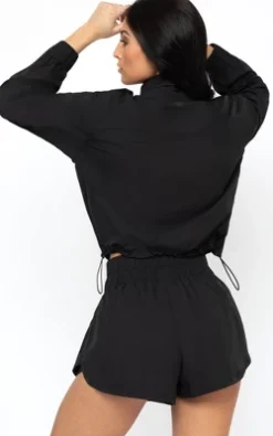 Yogalicious Radiant Commuter Woven Cropped Windbreaker With Front Patch Pockets -ActiveMode Sales Store GUEST 6df8b7ff 804f 43cf 9118 a5fe80a6421d