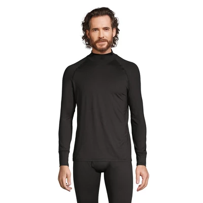 Lands' End Men's Stretch Thermaskin Long Underwear Mock Neck Base Layer 3 Lands' End Men's Stretch Thermaskin Long Underwear Mock Neck Base Layer - Image 3