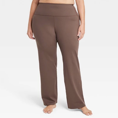 Women's Brushed Sculpt Curvy Pocket Straight Leg Pants 31.5" - All In Motion™ 6 Women's Brushed Sculpt Curvy Pocket Straight Leg Pants 31.5" - All In Motion™ - Image 6