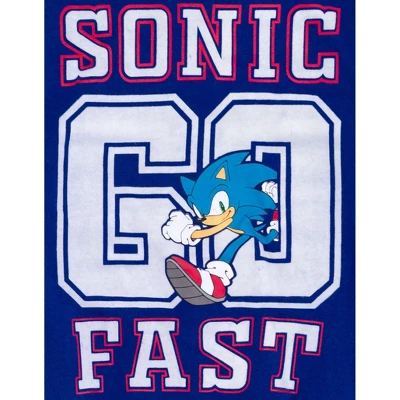 SEGA Sonic The Hedgehog Fleece Bomber Jacket And Jogger Pants Little Kid To Big Kid 5 SEGA Sonic The Hedgehog Fleece Bomber Jacket And Jogger Pants Little Kid To Big Kid - Image 5