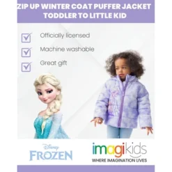 Disney Frozen Princess Anna Elsa Girls Zip Up Winter Coat Puffer Jacket Toddler -ActiveMode Sales Store GUEST 7108902a e201 49b3 98c6 5a83fbdd0c47 1