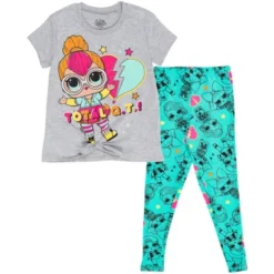 L.O.L. Surprise! Neon QT Bon Bon Diva Queen Bee Touchdown Roller Sk8er T-Shirt And Leggings Outfit Set Toddler To Big Kid -ActiveMode Sales Store GUEST 7270033a 1276 488b a877 0575a3b9265a