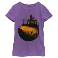 Girl's Mickey & Friends Walking Towards Haunted Mansion T-Shirt -ActiveMode Sales Store GUEST 7379b217 cc61 415e 82e5 8d6870065e3c