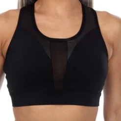 Women's Racer Back Sports Bra Black - White Mark -ActiveMode Sales Store GUEST 745782c1 ec19 4437 8e91 539044d3409d