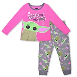 Star Wars Girl's Baby Yoda 2 Piece Coordinates, Long Sleeve T-Shirt And Jogger Pants Set For Kids -ActiveMode Sales Store GUEST 746870f4 c6b5 47dd b511 43f964d640c4
