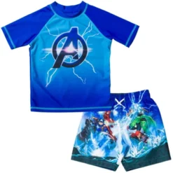 Marvel Avengers Iron Man Black Panther Thor Rash Guard And Swim Trunks Outfit Set Toddler -ActiveMode Sales Store GUEST 75e943d7 023a 4169 bd5a a5bf9ea80a14