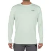 Reel Life Compass Lure UV Long Sleeve T-Shirt - Sea Foam