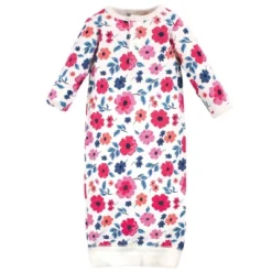 Touched By Nature Baby Girl Organic Cotton Henley Long-Sleeve Gowns 3pk, Garden Floral -ActiveMode Sales Store GUEST 782ec85c 6930 4025 92da 377cf0978335