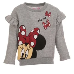 Disney Minnie Mouse Girls Fleece Sweatshirt And Leggings Outfit Set Little Kid To Big Kid