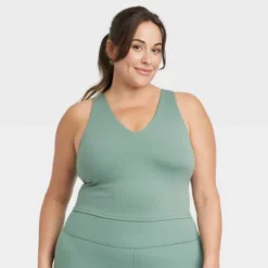 Women's Light Support V-Neck Cropped Sports Bra - All In Motion™ -ActiveMode Sales Store GUEST 7ea7c44c 96af 4194 981e 9b97bf8e5d46