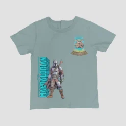 Boys' Star Wars: The Mandalorian Adaptive Short Sleeve Graphic T-Shirt - Teal Blue -ActiveMode Sales Store GUEST 7eab1260 39b1 44b6 82a6 df04aa0e0b45