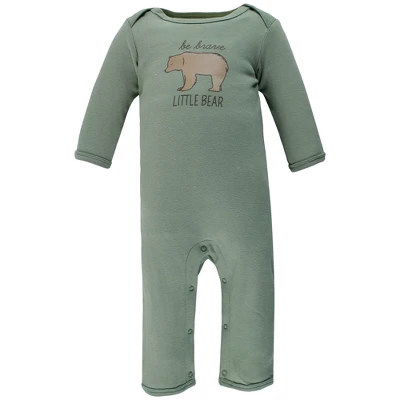 Hudson Baby Infant Boy Cotton Coveralls, Forest Animals 3 Hudson Baby Infant Boy Cotton Coveralls, Forest Animals - Image 3