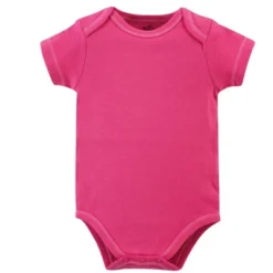 Touched By Nature Baby Girl Organic Cotton Bodysuits 5pk, Garden Floral