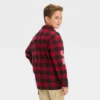 Boys' Marvel Spider-Man Flannel Shacket - Wine Red