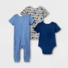 Baby Boys' 3pc Marvel Top & Bottom Set - Blue