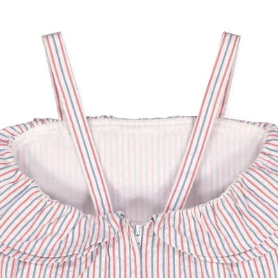 Hope & Henry Girls' Ruffle Edge Romper, Infant 2 Hope & Henry Girls' Ruffle Edge Romper, Infant - Image 2