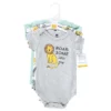 Hudson Baby Unisex Baby Cotton Bodysuits, Safari Animals