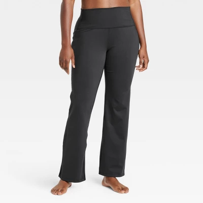 Women's Brushed Sculpt Curvy Pocket Straight Leg Pants 31.5" - All In Motion™ 2 Women's Brushed Sculpt Curvy Pocket Straight Leg Pants 31.5" - All In Motion™ - Image 2