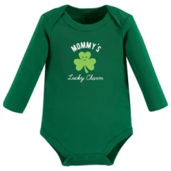 Hudson Baby Infant Boy Cotton Long-Sleeve Bodysuits, Lucky Charm -ActiveMode Sales Store GUEST 896e9310 83b9 4df7 af65 c5a788ea1a85