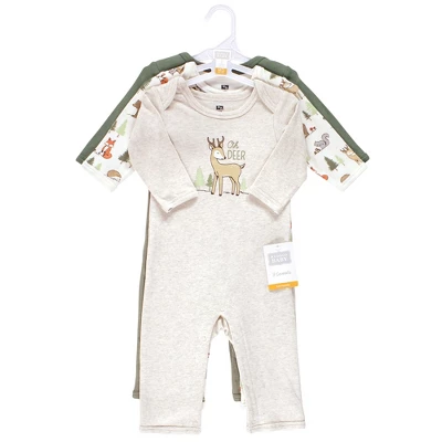 Hudson Baby Infant Boy Cotton Coveralls, Forest Animals 1 Hudson Baby Infant Boy Cotton Coveralls, Forest Animals