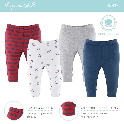 The Peanutshell Boy Stuff Newborn Layette Set For Baby Boys, 30-Pieces, Blue/Red, 0-3 Months 3 The Peanutshell Boy Stuff Newborn Layette Set For Baby Boys, 30-Pieces, Blue/Red, 0-3 Months - Image 3