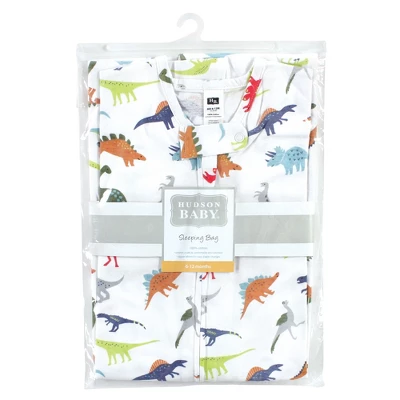 Hudson Baby Infant Boy Cotton Sleeveless Wearable Sleeping Bag, Sack, Blanket, Multicolor Dinosaurs 1 Hudson Baby Infant Boy Cotton Sleeveless Wearable Sleeping Bag, Sack, Blanket, Multicolor Dinosaurs