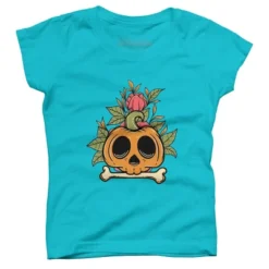 Girl's Design By Humans Halloween With Rose Illustration By Rukurustudio T-Shirt 6 Girl's Design By Humans Halloween With Rose Illustration By Rukurustudio T-Shirt -ActiveMode Sales Store GUEST 8c7965ed 0d73 4a75 9ad0 ddc8b5b09a35