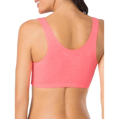 Fruit Of The Loom Women's Tank Style Cotton Sports Bra 5 Fruit Of The Loom Women's Tank Style Cotton Sports Bra - Image 5