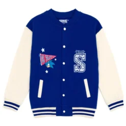 SEGA Sonic The Hedgehog Fleece Bomber Jacket And Jogger Pants Little Kid To Big Kid