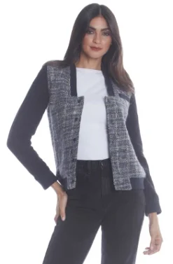 Members Only Women's Updated Tweed Varsity Jacket With Contrast Sleeve 8 Members Only Women's Updated Tweed Varsity Jacket With Contrast Sleeve -ActiveMode Sales Store GUEST 8edaab42 2827 4818 ad5a 4c7484950dba