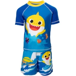 Pinkfong Baby Shark Rash Guard And Swim Trunks Outfit Set Toddler -ActiveMode Sales Store GUEST 9072e2ed 3dba 4d90 9e95 b86b1ba930a1