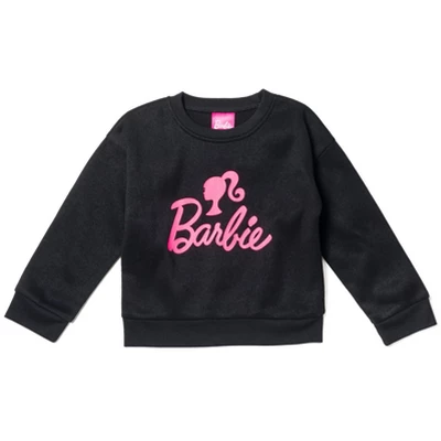 Barbie Girls French Terry Sweatshirt And Pants Set Little Kid To Big Kid 3 Barbie Girls French Terry Sweatshirt And Pants Set Little Kid To Big Kid - Image 3