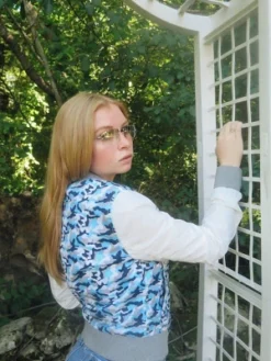 Members Only Women's Camouflage Baseball Jacket With Nylon Sleeves -ActiveMode Sales Store GUEST 9187e4dc 4c04 4f3a 8f52 6126598b11c8