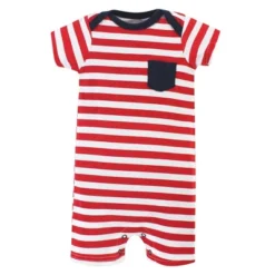 Hudson Baby Infant Boy Cotton Rompers 3pk, Captain -ActiveMode Sales Store GUEST 9268c79c 4d88 4dde 8a9b cf790371a4f4