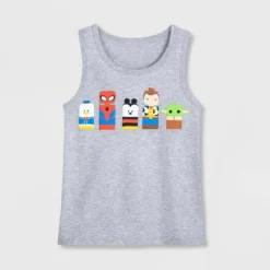 Boys' Disney 100 Unified Characters Tank Top - Heather Gray - Disney Store -ActiveMode Sales Store GUEST 9607a7c3 eb60 43d4 8662 77ebeb63560f