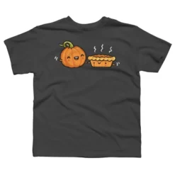 Boy's Design By Humans Pumpkin & Pie By Walmazan T-Shirt -ActiveMode Sales Store GUEST 9747856f f16d 4dbf ac2a b24fdc4c7d5f