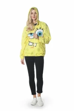 Members Only - Women's Spongebob Windbreaker Oversized Jacket -ActiveMode Sales Store GUEST 976ae6d7 bf60 4c23 9322 bf8c6d64eb2f