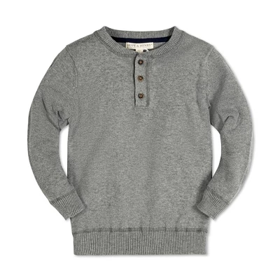 Hope & Henry Boys' Long Sleeve Henley Pullover Sweater, Infant 5 Hope & Henry Boys' Long Sleeve Henley Pullover Sweater, Infant - Image 5