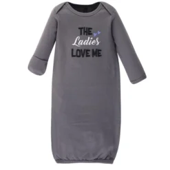 Hudson Baby Infant Boy Cotton Long-Sleeve Gowns 4pk, Handsome Fella, 0-6 Months -ActiveMode Sales Store GUEST 993522d9 8ea5 4c25 b4f1 16d3196381f2