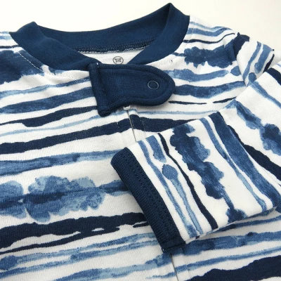 Honest Baby 2pk Crabs Sleep N' Play - Navy Blue 1 Honest Baby 2pk Crabs Sleep N' Play - Navy Blue