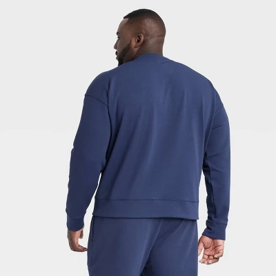 Men's Heavy Waffle Crewneck Sweatshirt - All In Motion™ 1 Men's Heavy Waffle Crewneck Sweatshirt - All In Motion™