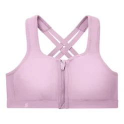 Glamorise Womens Zip Up Front-Closure Sports Wirefree Bra 9266 Lavender -ActiveMode Sales Store GUEST 9bee9035 3a21 4a70 8eff 2bad5b6e3e45